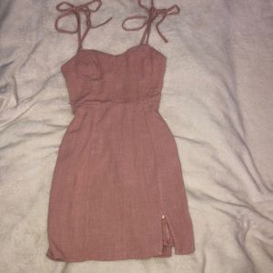 Light pink strap dress from Aeropostale